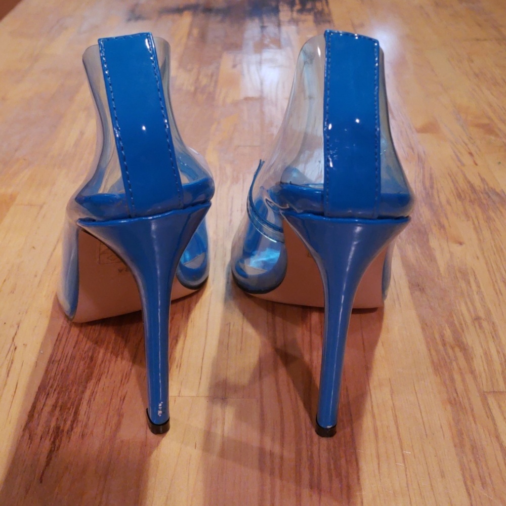 Blue Perspex Heel - Picture 2 of 5